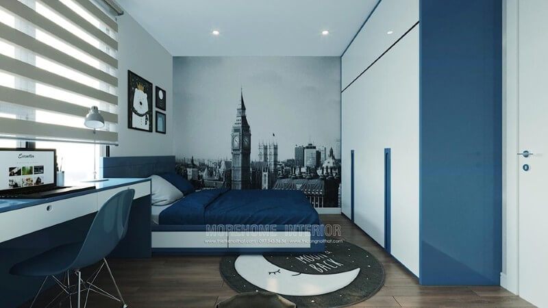  16 Mẫu phòng ngủ đẳng cấp trong thiết kế nội thất căn hộ 100m2 ở Tp.HCM |MOREHOME
